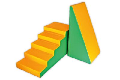 Mängumoodul trepp 1 roheline/oranz