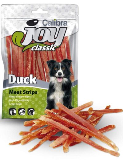 Calibra Dog Joy Duck Stripes 80g-tervislik, lõhnav ja kergesti seeditav maius pardiribad
