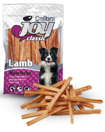 Calibra Dog Joy Lamb Stripes 80g-tervislik, lõhnav ja kergesti seeditav maius talleribad