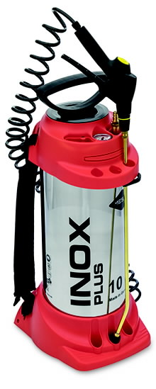 survepihusti INOX PLUS 10 L pumba ja kiirühendusega, Mesto