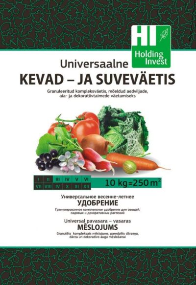 Universaalne kevad-ja suveväetis 10 kg