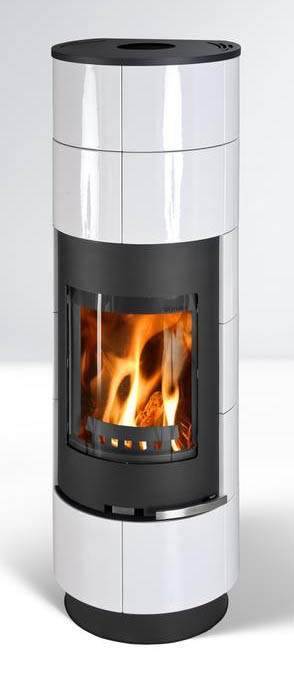 KAMIN DELIA VALGE KERAAMIKAGA 7,5KW