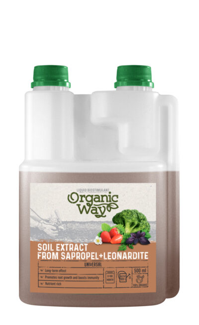 Organic Way Soil Extract From Sapropel + Leonardite - Universaalne orgaaniline biostimulaator + leonardiit 500ml