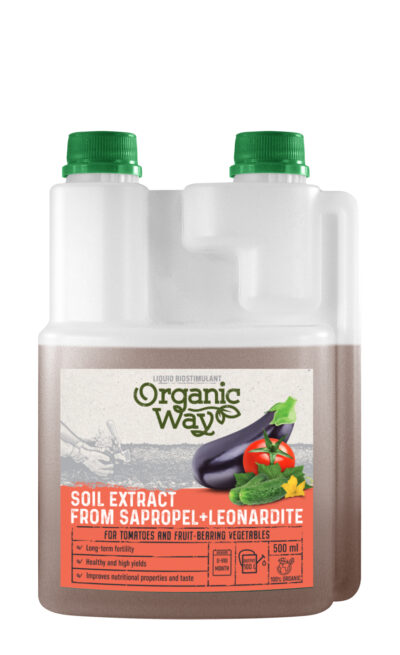 Organic Way Soil Extract From Sapropel + Leonardite - Vedel orgaaniline tomati biostimulaator + leonardiit 500ml